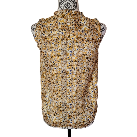 Rachel Zoe floral sleeveless blouse size XS - Picture 2 of 14